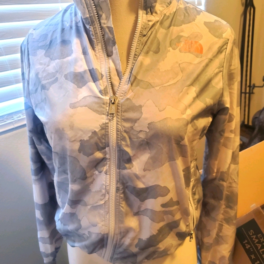 Camo North Face Windbreaker